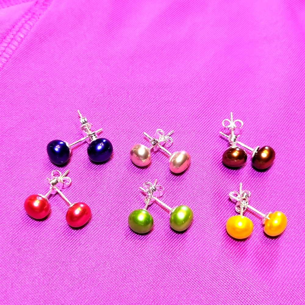 Akoya pearl earrings